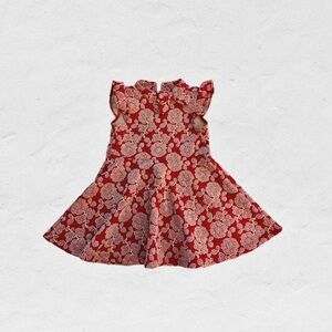 Janie and Jack red floral dress
